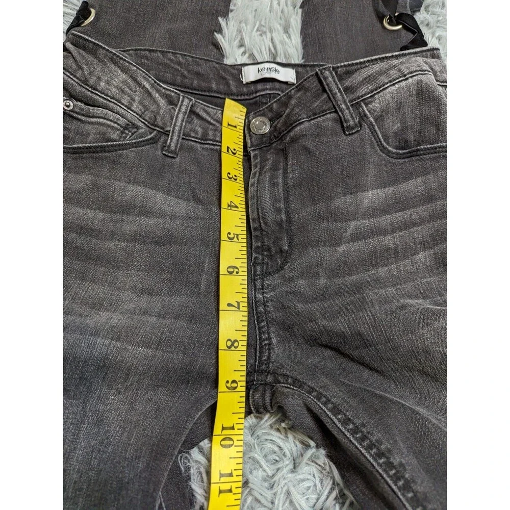 Kensie‎ Jeans Skinny Womens Size 4/27 4 Velvet Tie Off Cuffs Black 25 inseam